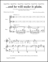 And He Will Make It Plain SSATB choral sheet music cover